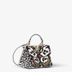 FENDI Peekaboo ISeeU Petite Printed leather bag with maxi Night Butterfly - Image 6